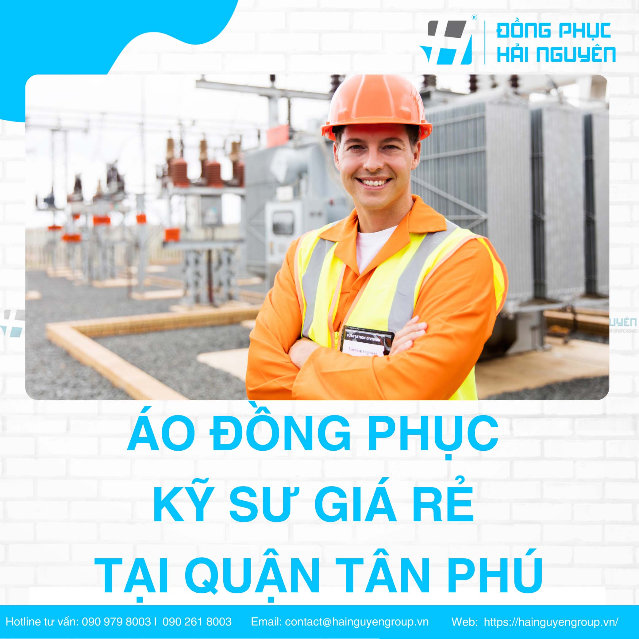 Áo đồng phục kỹ sư giá rẻ tại Quận Tân Phú