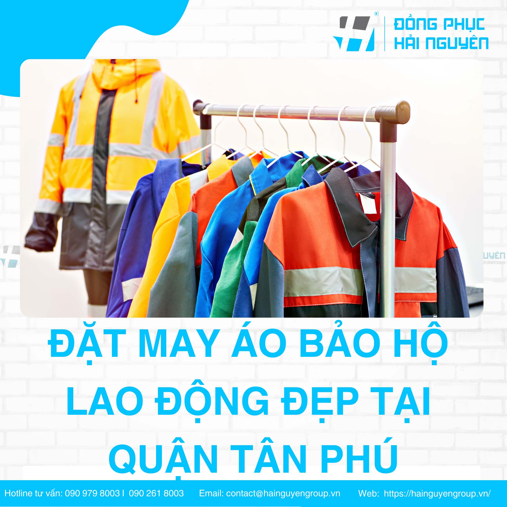 Đặt may áo bảo hộ lao động đẹp tại Quận Tân Phú