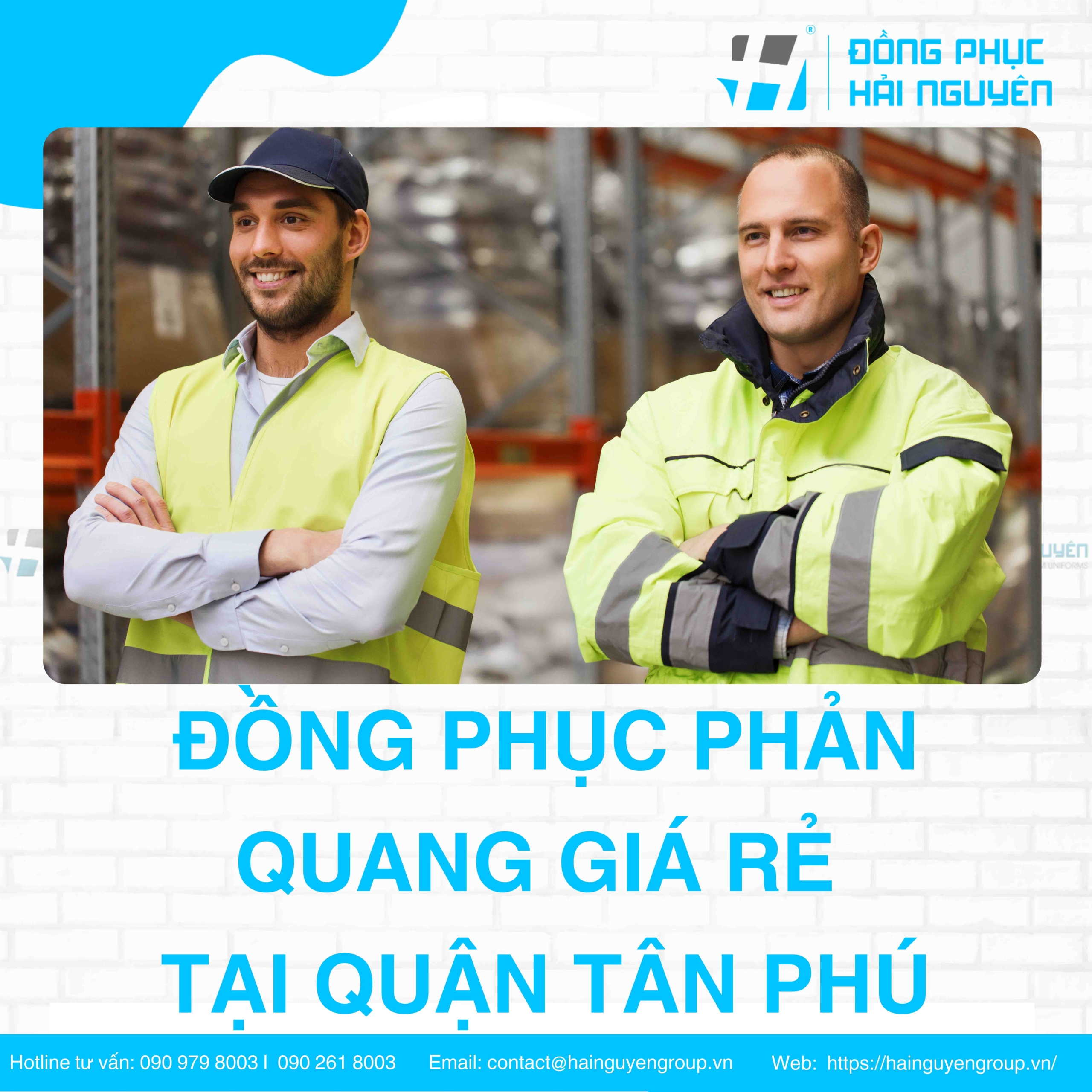 Đồng phục phản quang giá rẻ tại Quận Tân Phú