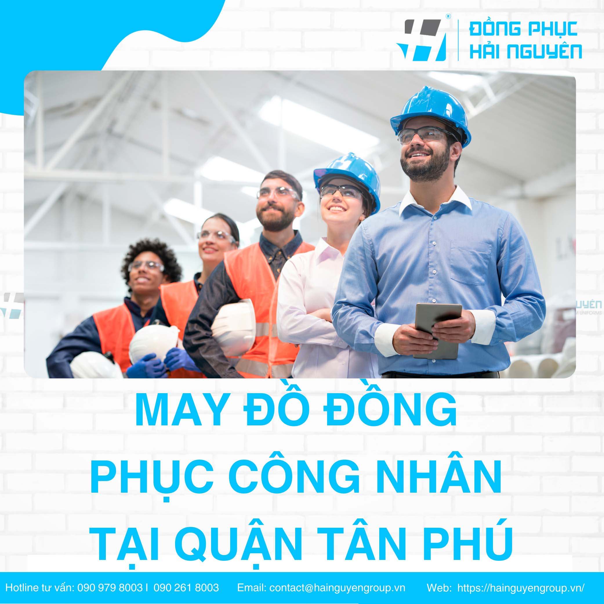 May đồ đồng phục công nhân tại Quận Tân Phú