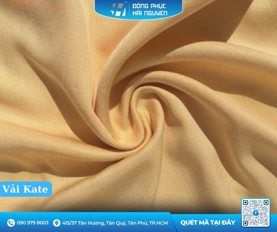 Chất vải Kate may áo sơ mi