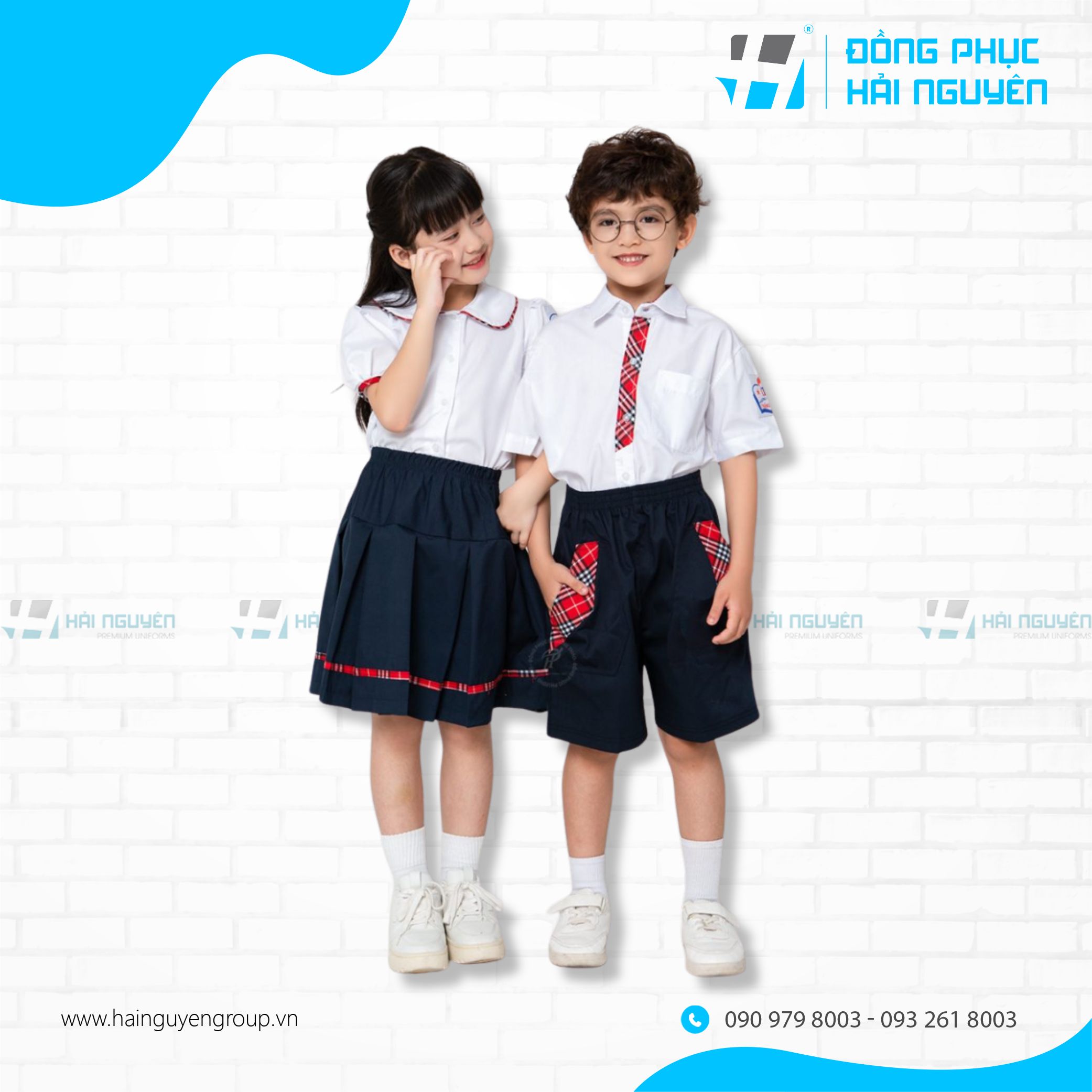 Áo sơ mi phối viền