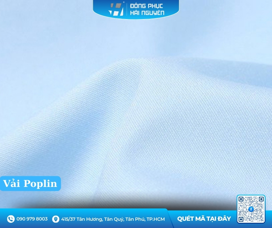 Chất vải poplin đẹp