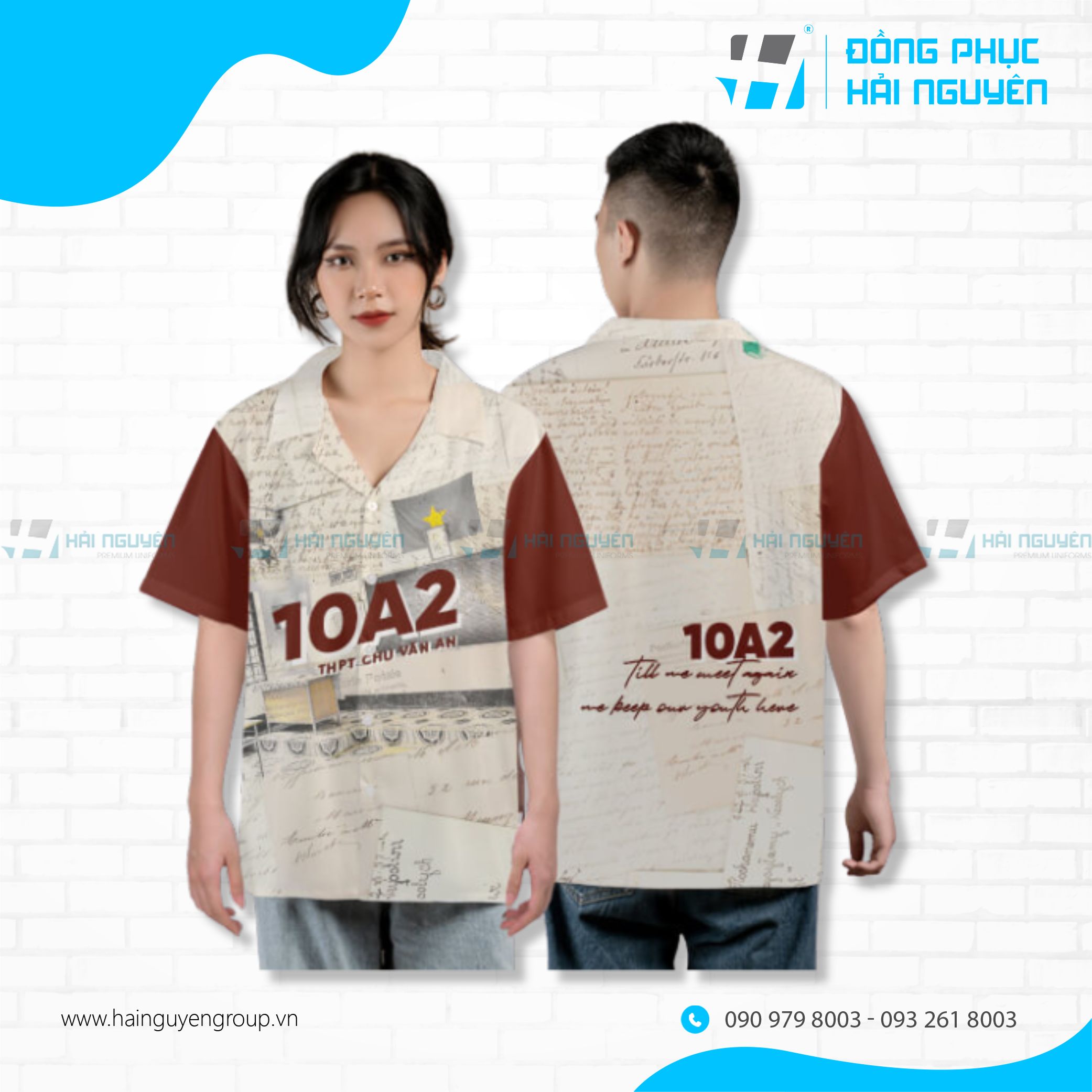 Đồng phục lớp phối màu