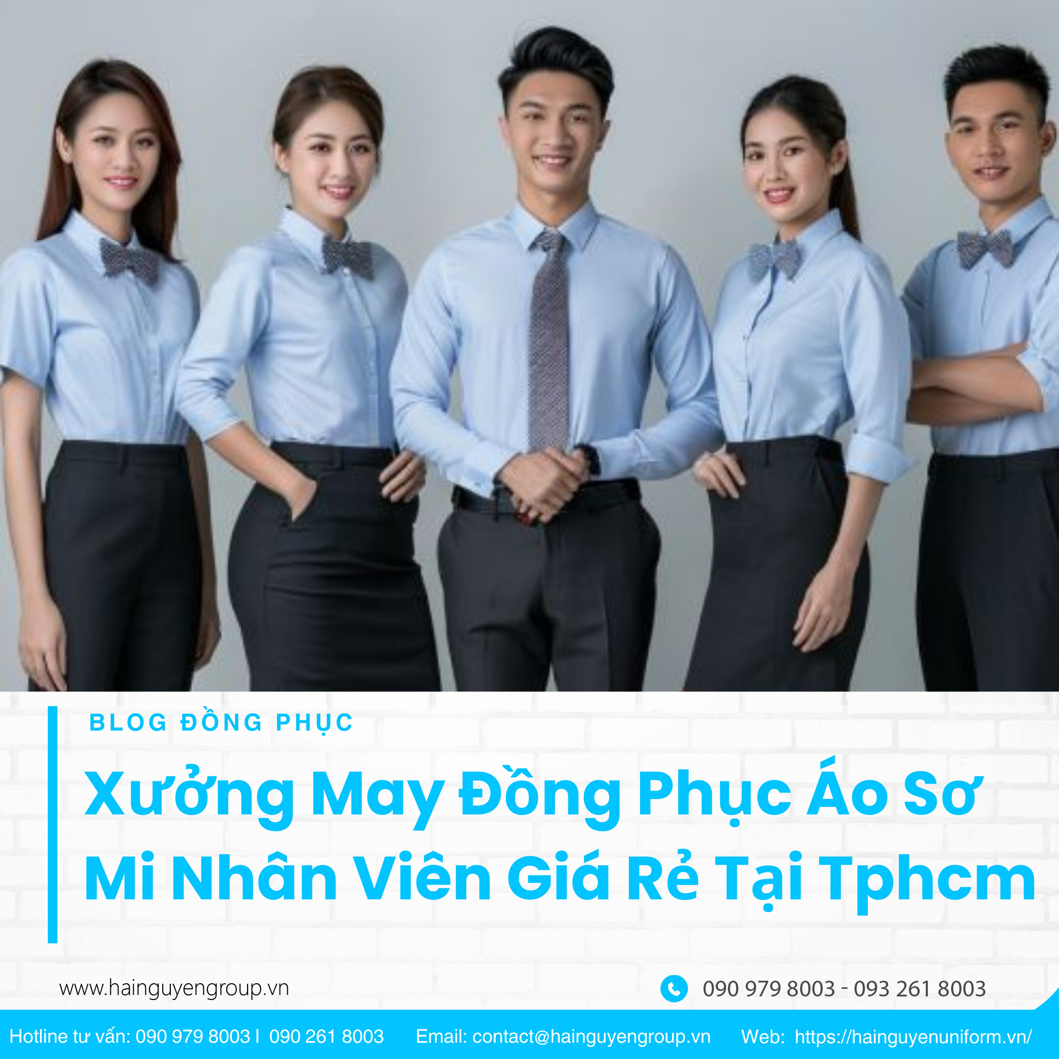 Xưởng May Đồng Phục Áo Sơ Mi Nhân Viên Giá Rẻ Tại Tphcm
