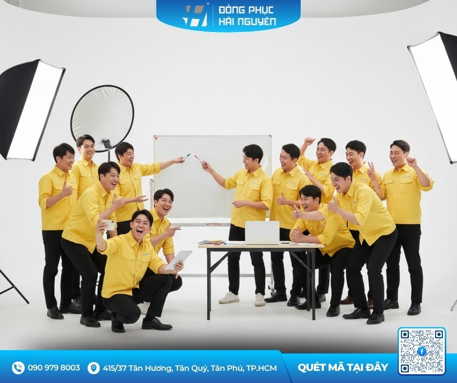 Áo đồng phục tay dài lịch sự