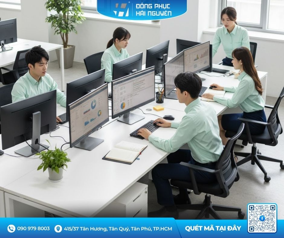 Doanh nghiệp sẽ trở n&ecirc;n đồng bộ hơn khi c&ugrave;ng nhau mặc đồng phục