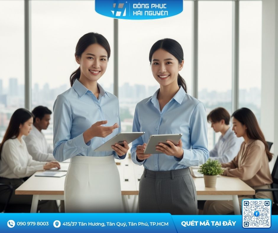 Áo Sơ Mi Màu Xanh Dương Nhạt