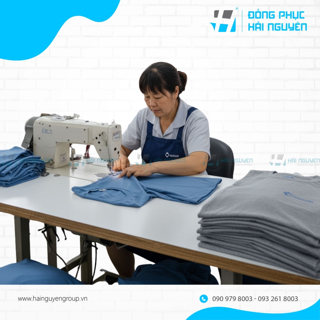 Xưởng May &Aacute;o Thun Theo Y&ecirc;u Cầu Uy T&iacute;n Tại TPHCM