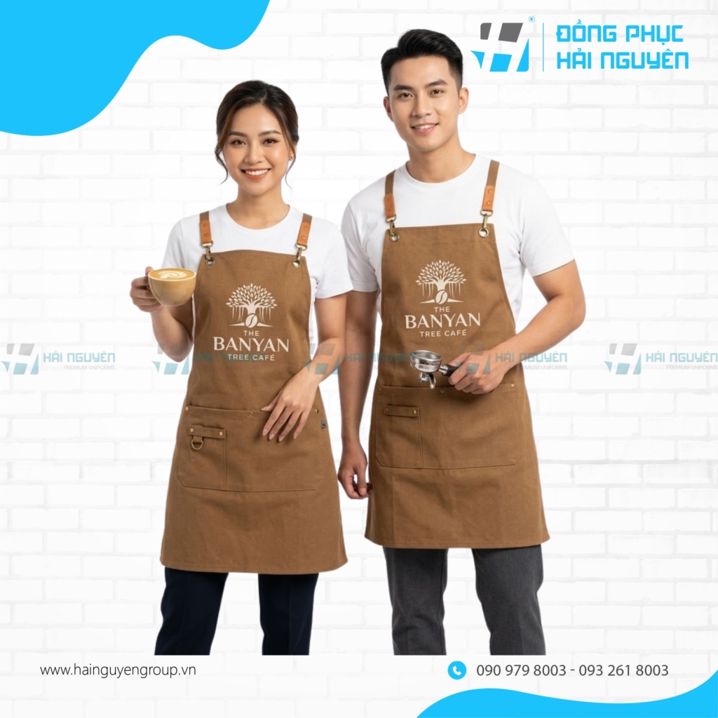 Tạp Dề In Logo Theo Y&ecirc;u Cầu