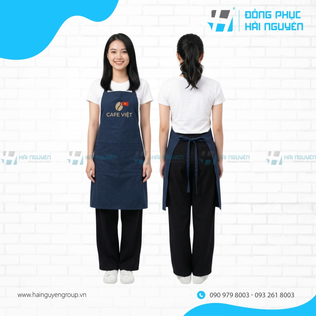 Tạp Dề Qu&aacute;n Cafe Cao Cấp