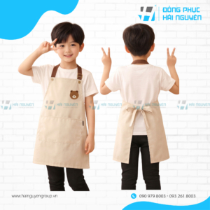 Tạp Dề Trẻ Em In Hình Dễ Thương