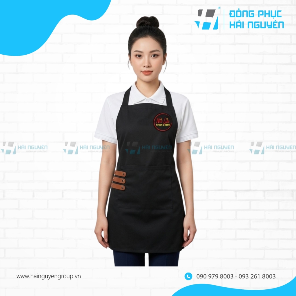 Tạp Dề Yếm Đ&iacute;nh 3 Da