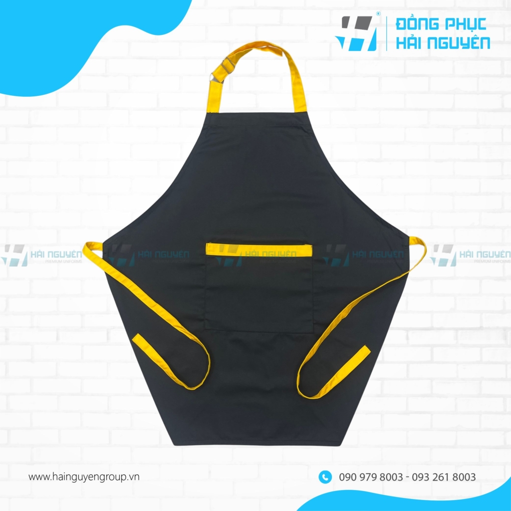 Tạp Dề Yếm Phối T&uacute;i V&agrave; D&acirc;y