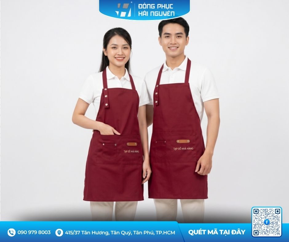 Đầu Tư Tạp Dề Gi&uacute;p H&igrave;nh Ảnh Thương Hiệu Chuy&ecirc;n Nghiệp Hơn