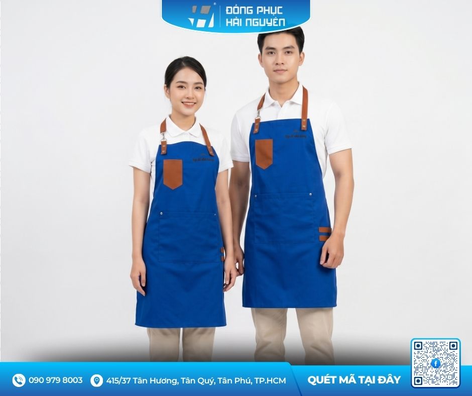 Mẫu Tạp Dề D&acirc;y Phối Da