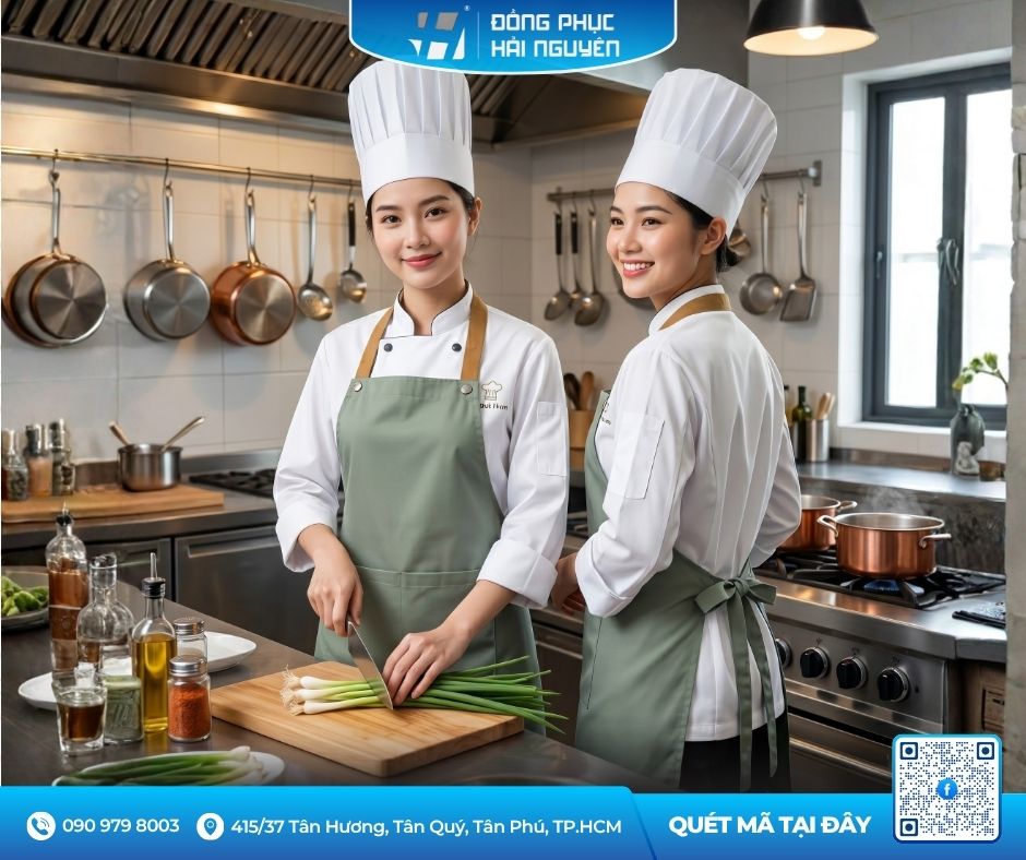 Tạp Dề Bếp Cao Cấp Chống Bẩn