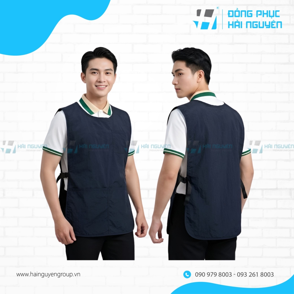 Tạp Dề Ghile Gọn G&agrave;ng Bảo Vệ &Aacute;o Khi L&agrave;m Việc