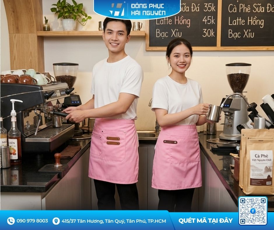 Tạp Dề Ngắn Phục Vụ