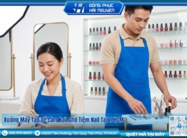 Xưởng May Tạp Dề Làm Nail Cho Tiệm Nail Tại TPHCM