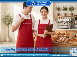 Xưởng May Tạp Dề Quán Cafe Giá Rẻ Tại TPHCM